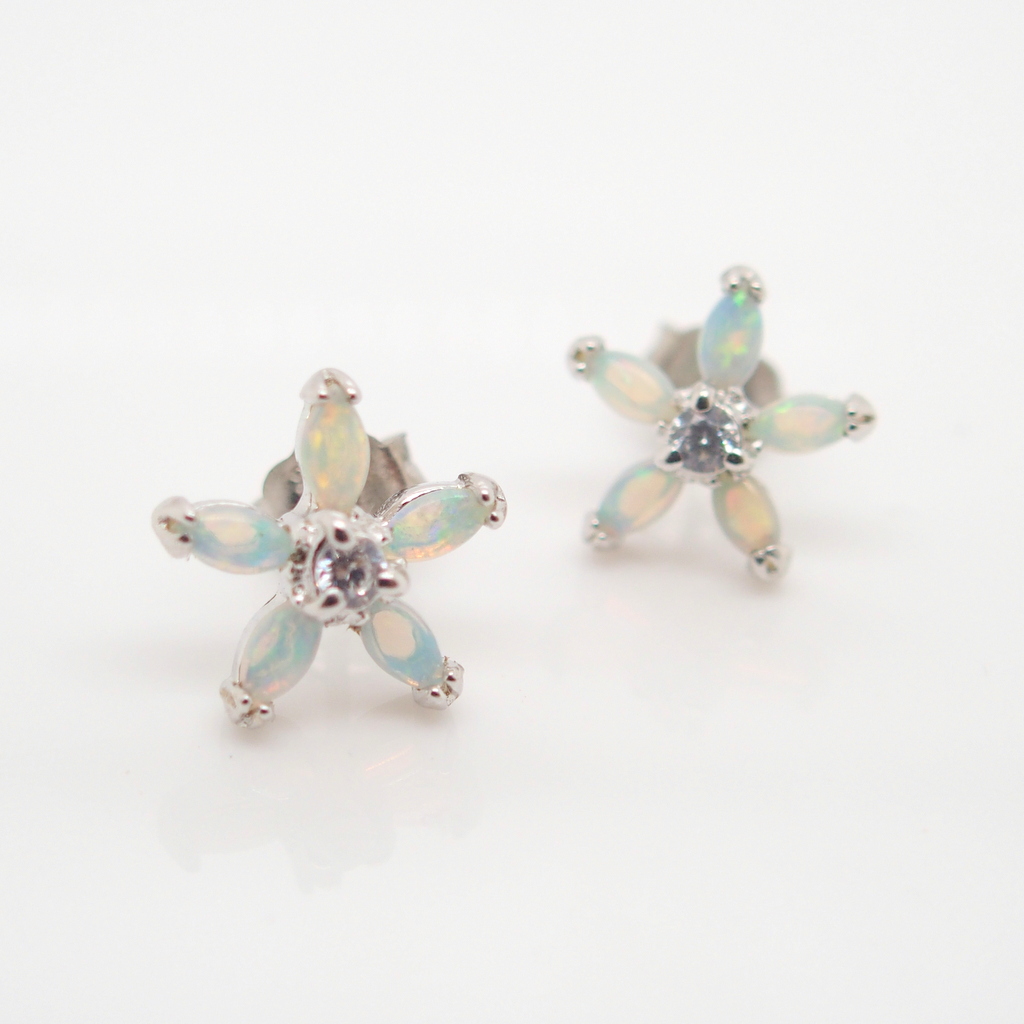 Solid Crystal Opal Earrings | Opals Down Under