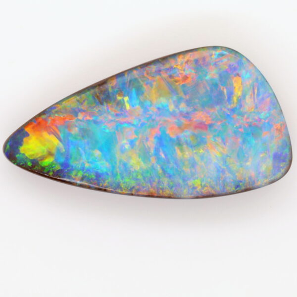Green, Blue, Orange, Red and Purple Unset Solid Australian Boulder Opal