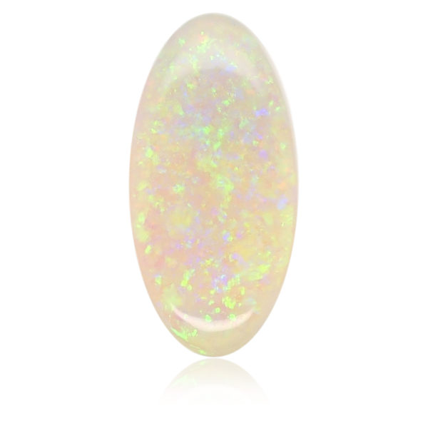 Blue, Yellow and Green Unset Solid Australian Crystal Opal