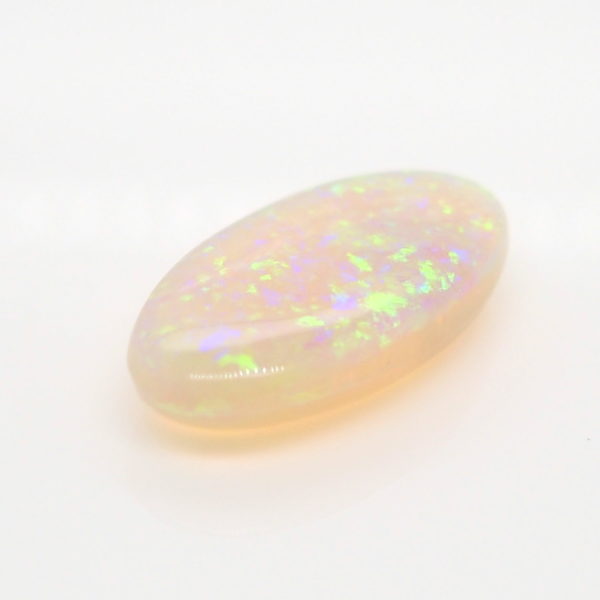 Blue, Yellow and Green Unset Solid Australian Crystal Opal