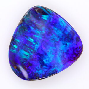 Green, Blue and Purple Unset Solid Australian Boulder Opal