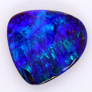 Green, Blue and Purple Unset Solid Australian Boulder Opal