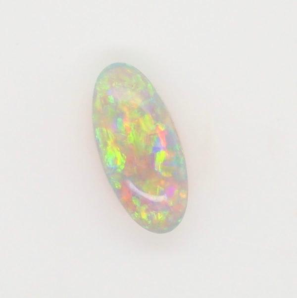 Orange, Blue, Yellow and Green Unset Solid Australian Crystal Opal