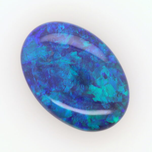 Green, Blue Unset Solid Black Opal