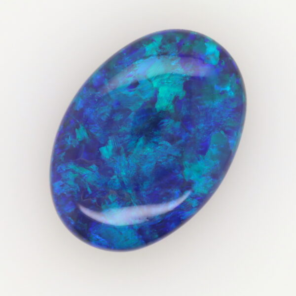 Green, Blue Unset Solid Black Opal