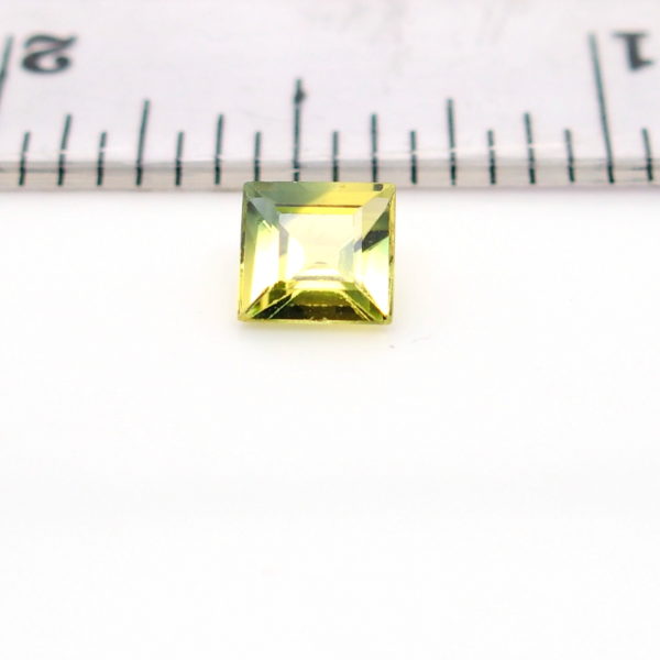 Unset Green Yellow Australian Sapphire