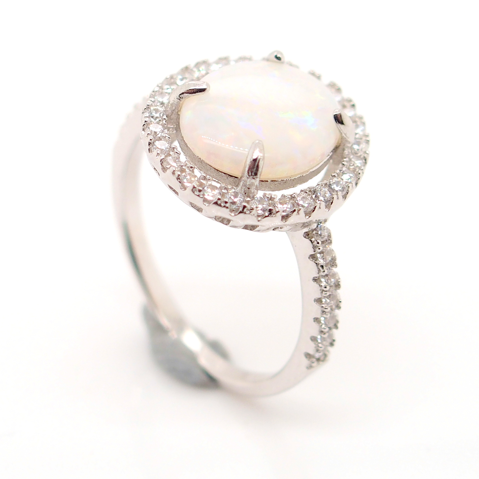 Solid White Opal Ring | Opals Down Under