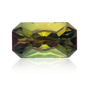 Unset Green Yellow Australian Sapphire