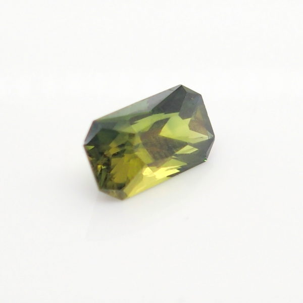 Unset Green Yellow Australian Sapphire