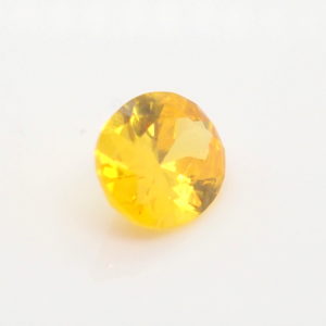 Unset Orange Yellow Australian Sapphire