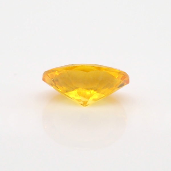 Unset Orange Yellow Australian Sapphire