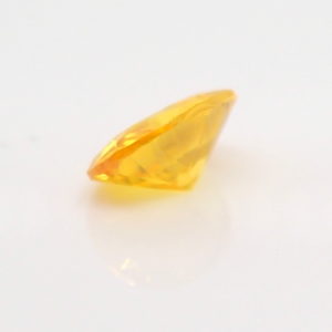 Unset Orange Yellow Australian Sapphire