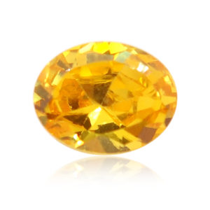 Unset Yellow Orange Australian Sapphire