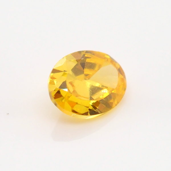 Unset Yellow Orange Australian Sapphire