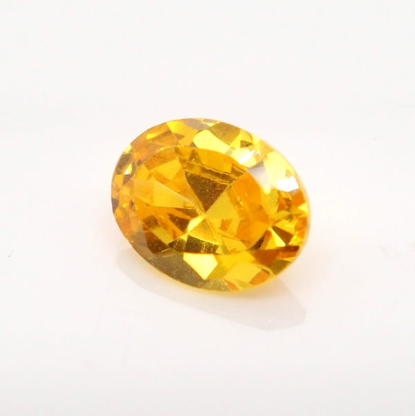 Unset Yellow Orange Australian Sapphire