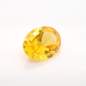 Unset Yellow Orange Australian Sapphire