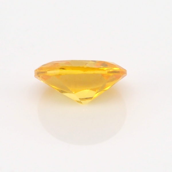 Unset Yellow Orange Australian Sapphire