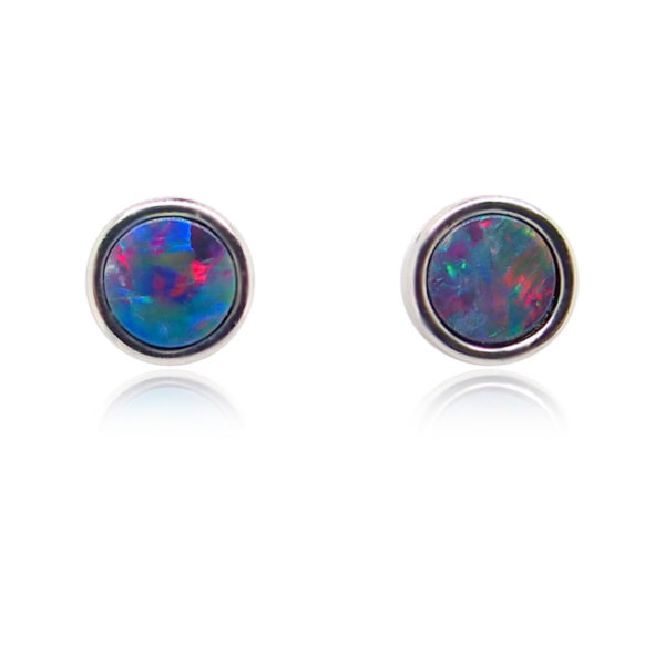 Doublet Opal Earrings