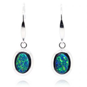 Doublet Opal Earrings