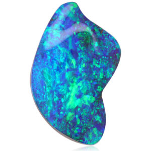 Blue and Green Unset Solid Australian Boulder Opal