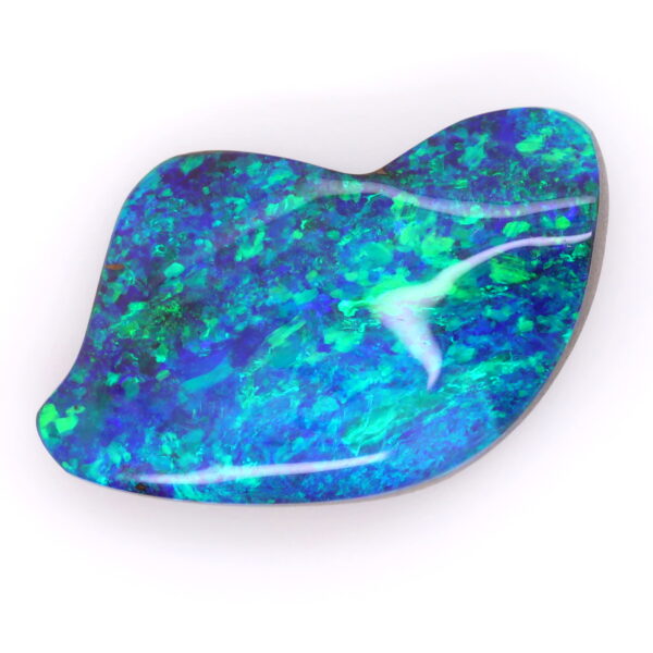 Blue and Green Unset Solid Australian Boulder Opal