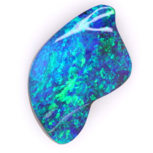 Blue and Green Unset Solid Australian Boulder Opal