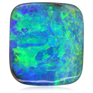 Blue and Green Unset Solid Australian Boulder Opal