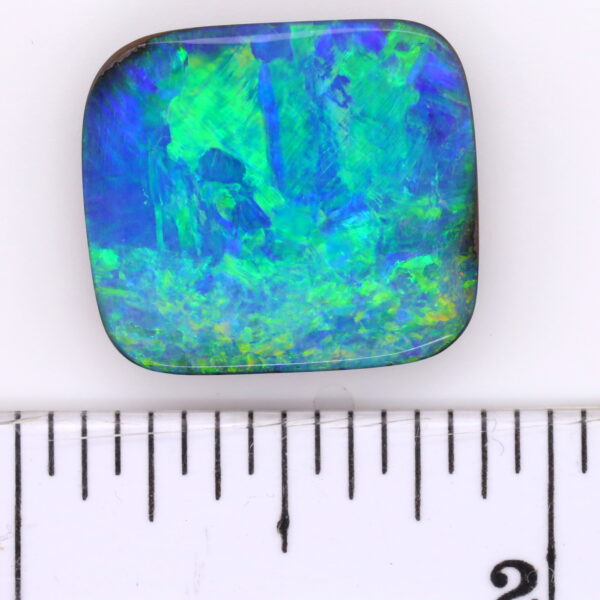 Blue and Green Unset Solid Australian Boulder Opal