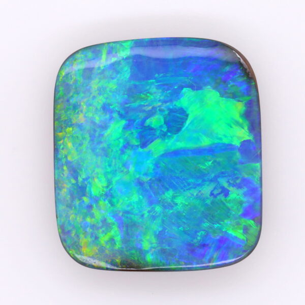 Blue and Green Unset Solid Australian Boulder Opal