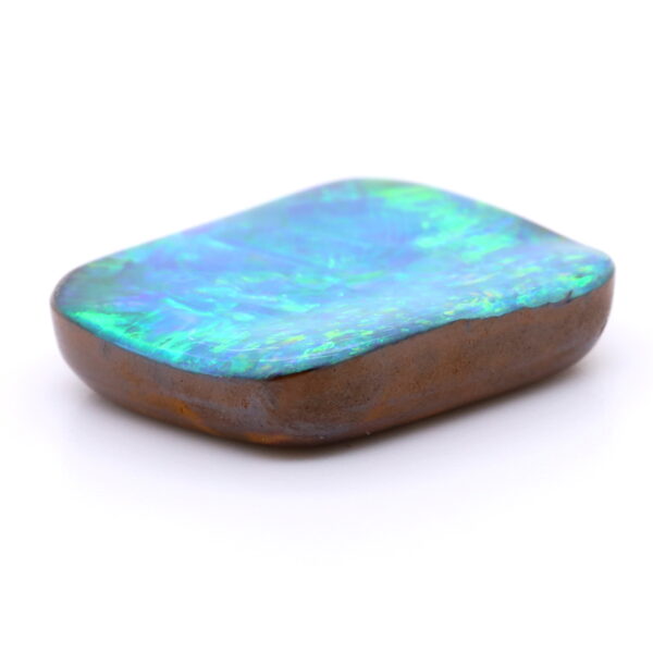 Blue and Green Unset Solid Australian Boulder Opal