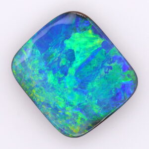 Blue and Green Unset Solid Australian Boulder Opal