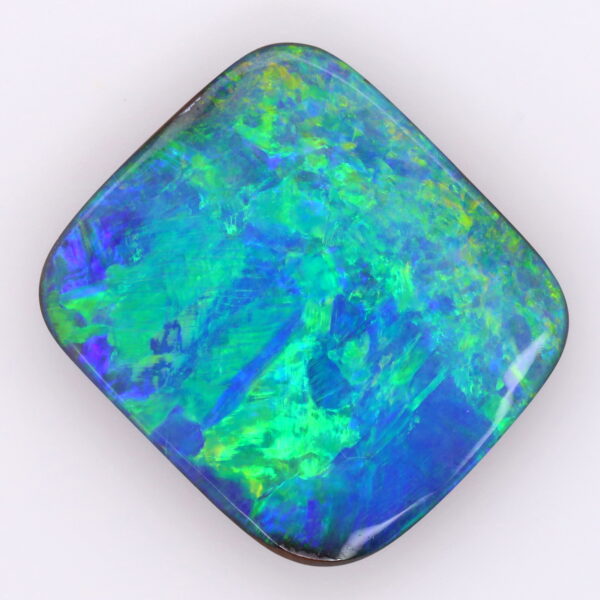 Blue and Green Unset Solid Australian Boulder Opal
