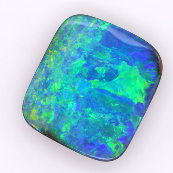 Blue and Green Unset Solid Australian Boulder Opal