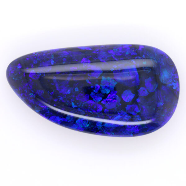 Blue, Purple Unset Solid Black Opal