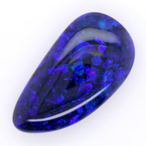Blue, Purple Unset Solid Black Opal