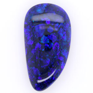 Blue, Purple Unset Solid Black Opal