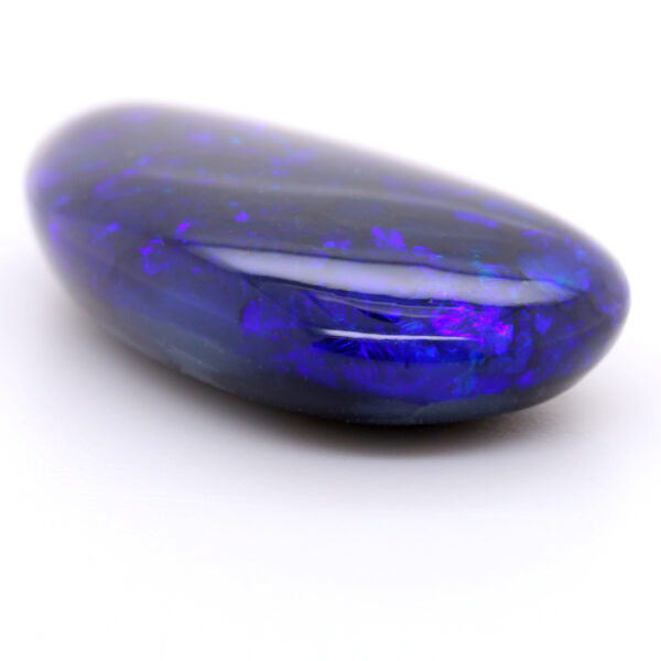 Blue, Purple Unset Solid Black Opal