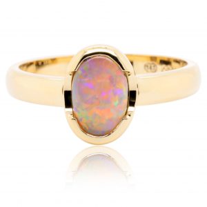 Crystal Opal Ring