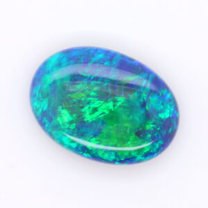 Blue, Green Unset Solid Black Opal