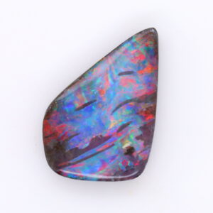 Blue, Red and Purple Solid Unset Australian Boulder Opal