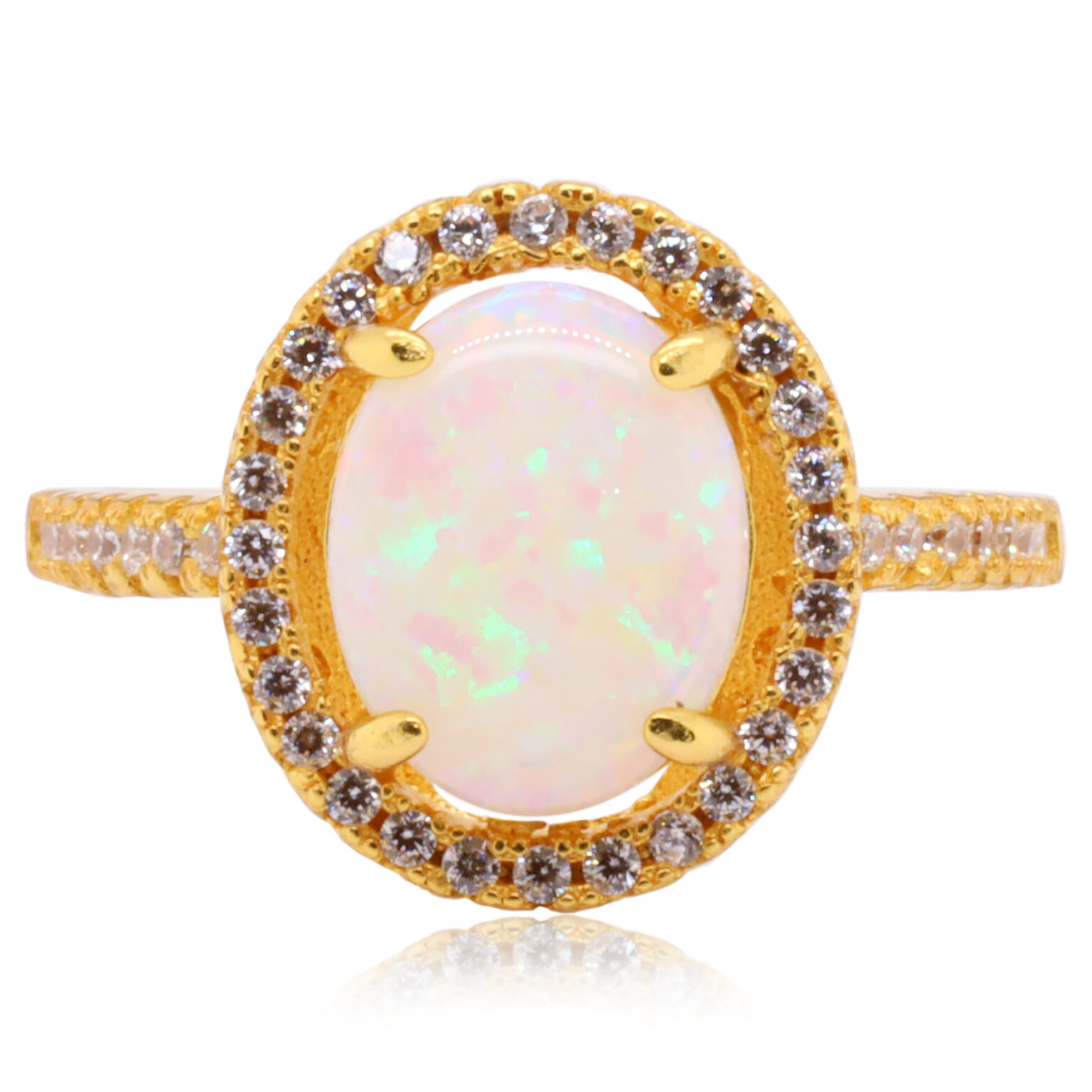 Solid White Opal Ring | Opals Down Under
