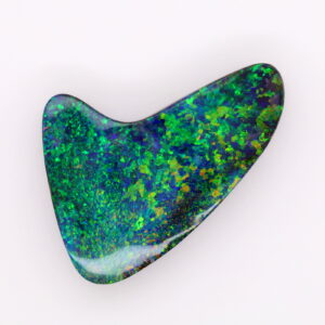 Blue, Orange and Green Solid Unset Australian Boulder Opal