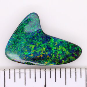Blue, Orange and Green Solid Unset Australian Boulder Opal