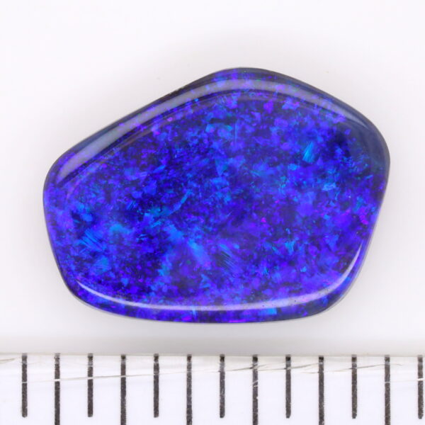 Blue and Purple Unset Solid Australian Boulder Opal