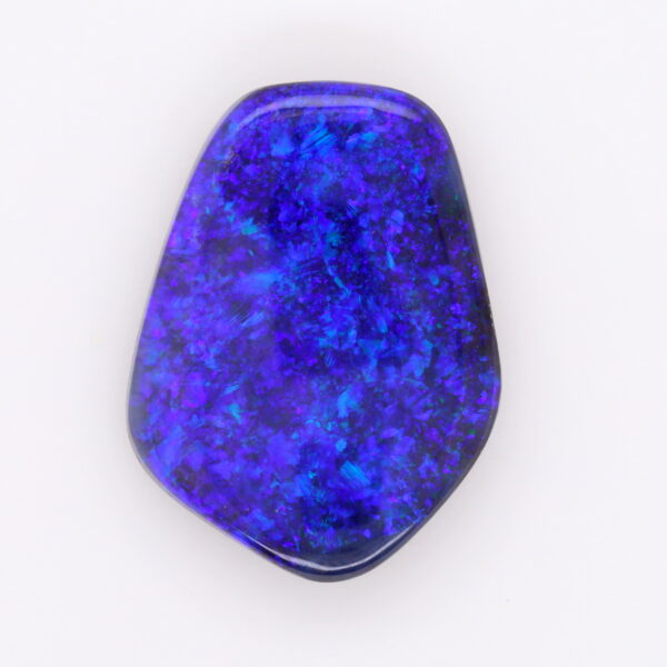 Blue and Purple Unset Solid Australian Boulder Opal