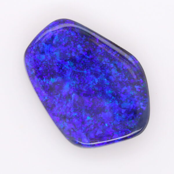 Blue and Purple Unset Solid Australian Boulder Opal