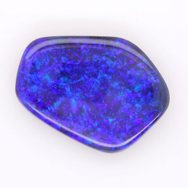 Blue and Purple Unset Solid Australian Boulder Opal