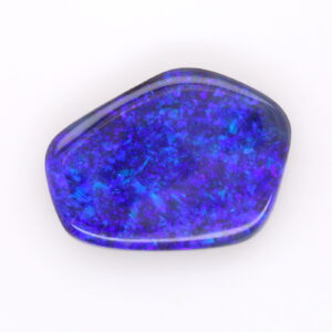 Blue and Purple Solid Unset Boulder Opal