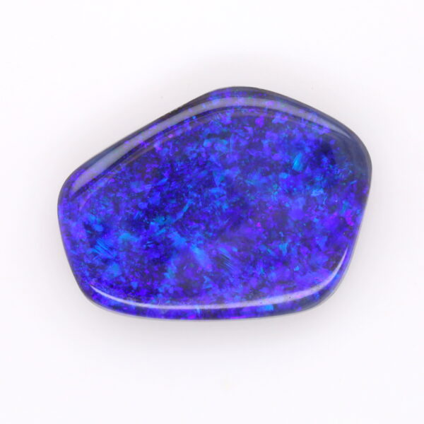 Blue and Purple Unset Solid Australian Boulder Opal