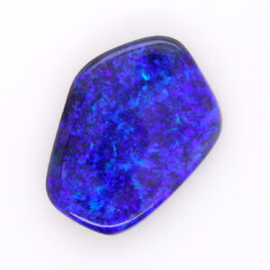 Blue and Purple Solid Unset Boulder Opal